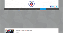 Desktop Screenshot of ontarioparamedic.ca