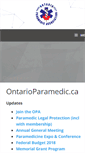 Mobile Screenshot of ontarioparamedic.ca