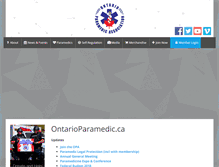 Tablet Screenshot of ontarioparamedic.ca